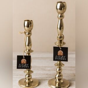 Handcrafted Metal Candle Holders